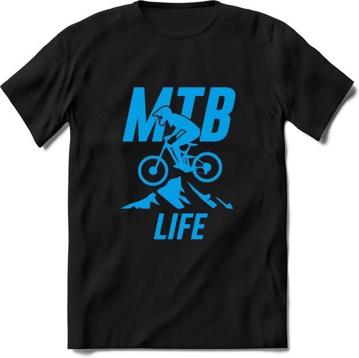 MTB life  Mountainbike kleding Sport T-Shirt blauw | Heren / Dames - Perfect cadeau Shirt